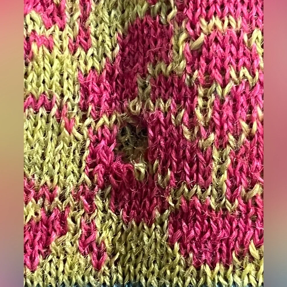 Flomax FAIR ISLE VIRGIN WOOL, MULTICOLORED FLORAL, MADE IN GERMANY SCARF: